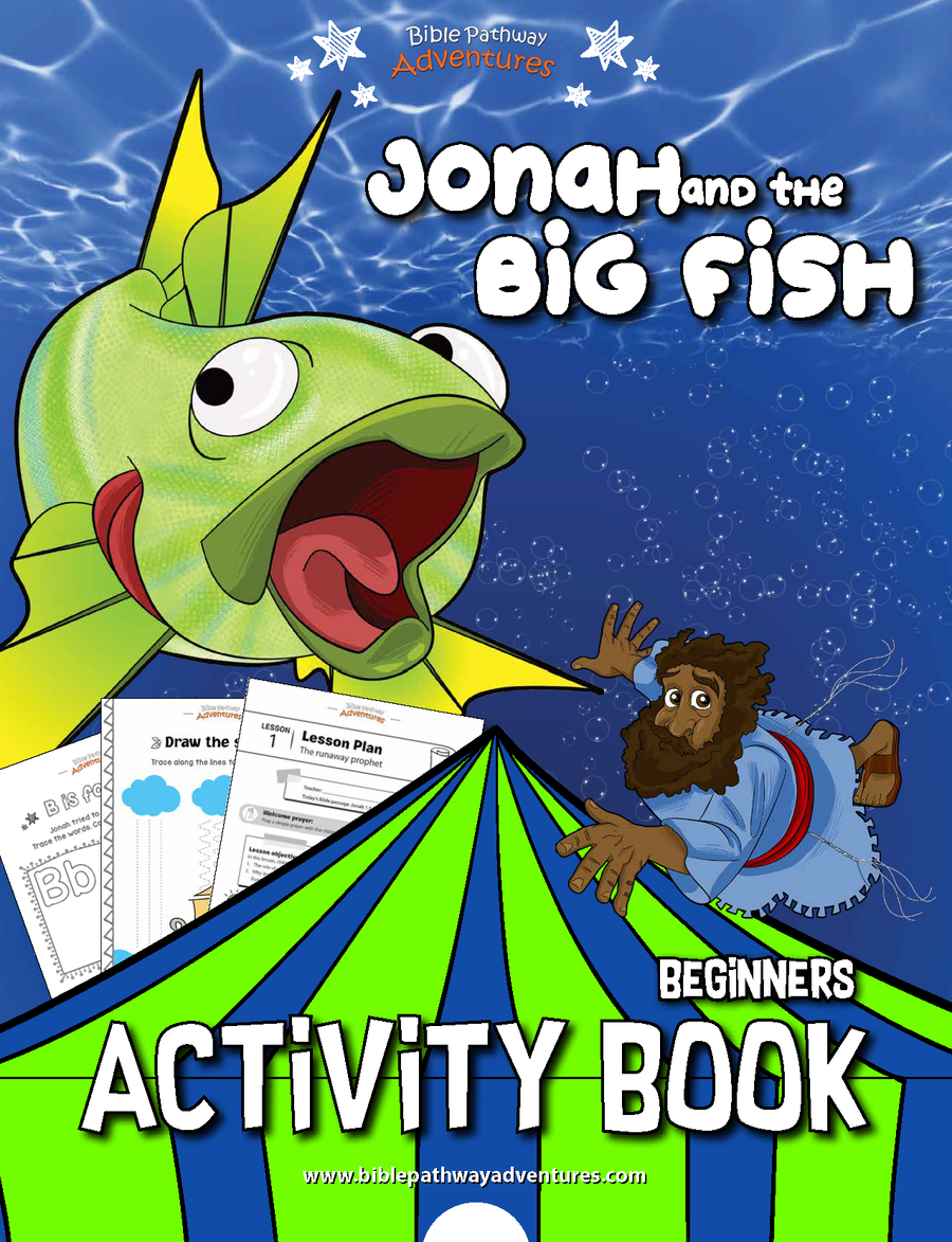 Jonah and the Big Fish Activity Book for Beginners